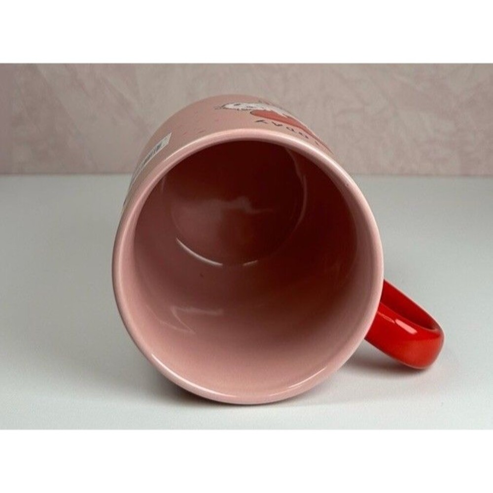 Pink “Not Today Cupid” Cat Mug | Valentine Coffee Tea Cup | Cute Gift - Picture 9 of 10